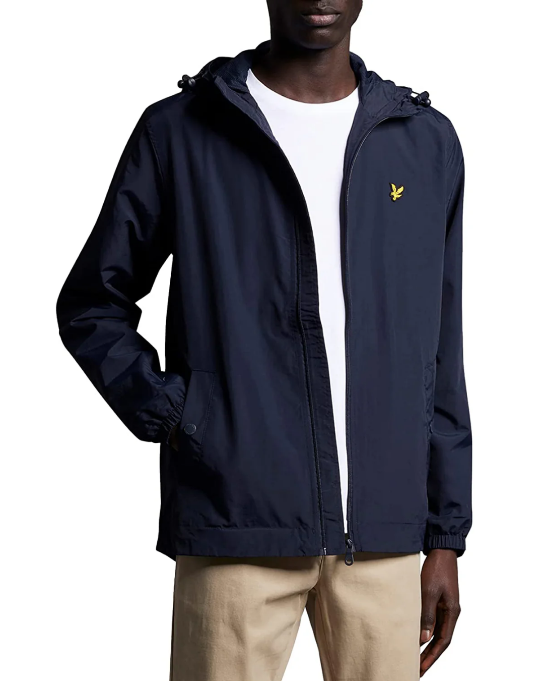 Lyle & Scott Zip Through Hooded Jacket|Colore:Dark navy