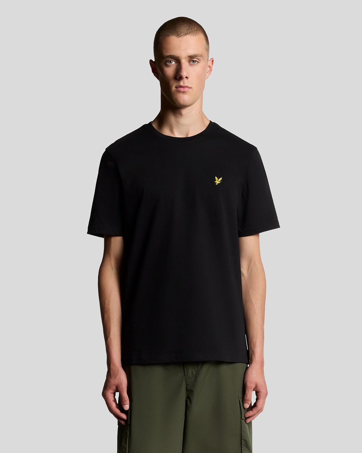 T-SHIRT PLAIN |Colore:Jet black