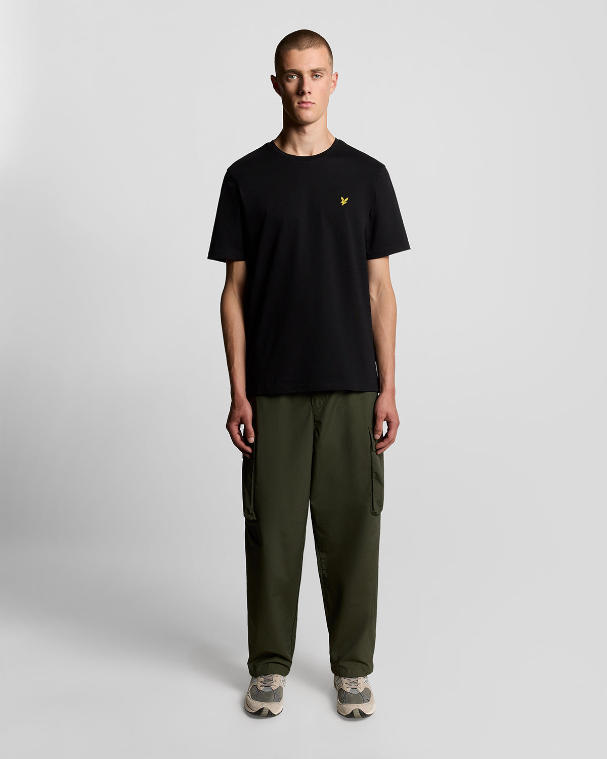 T-SHIRT PLAIN |Colore:Jet black
