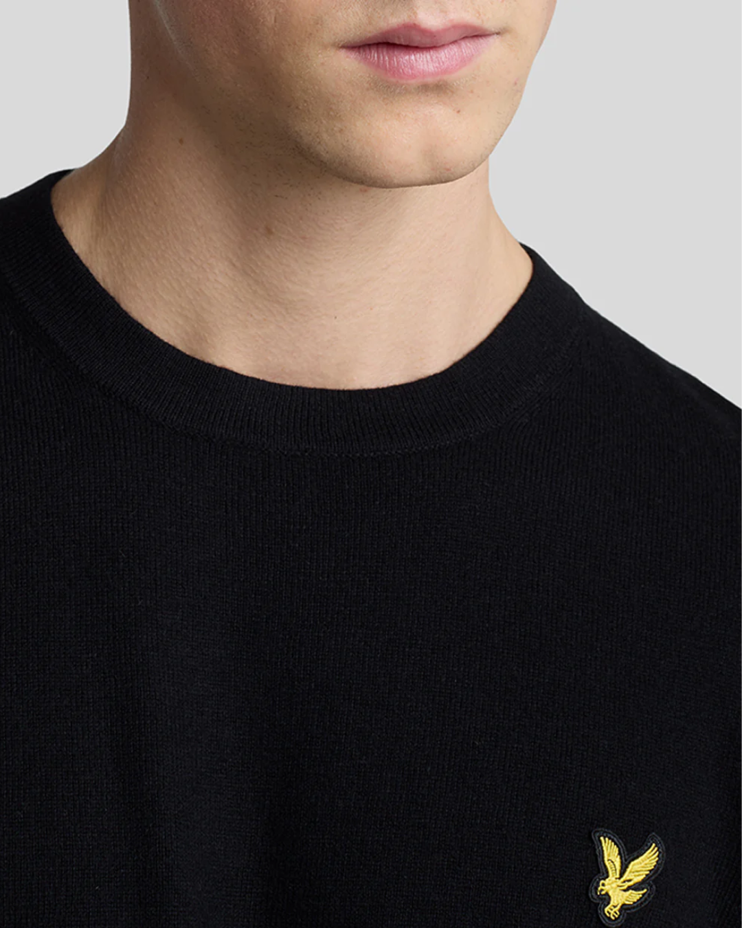MAGLIONE GIROCOLLO |Colore:Jet black