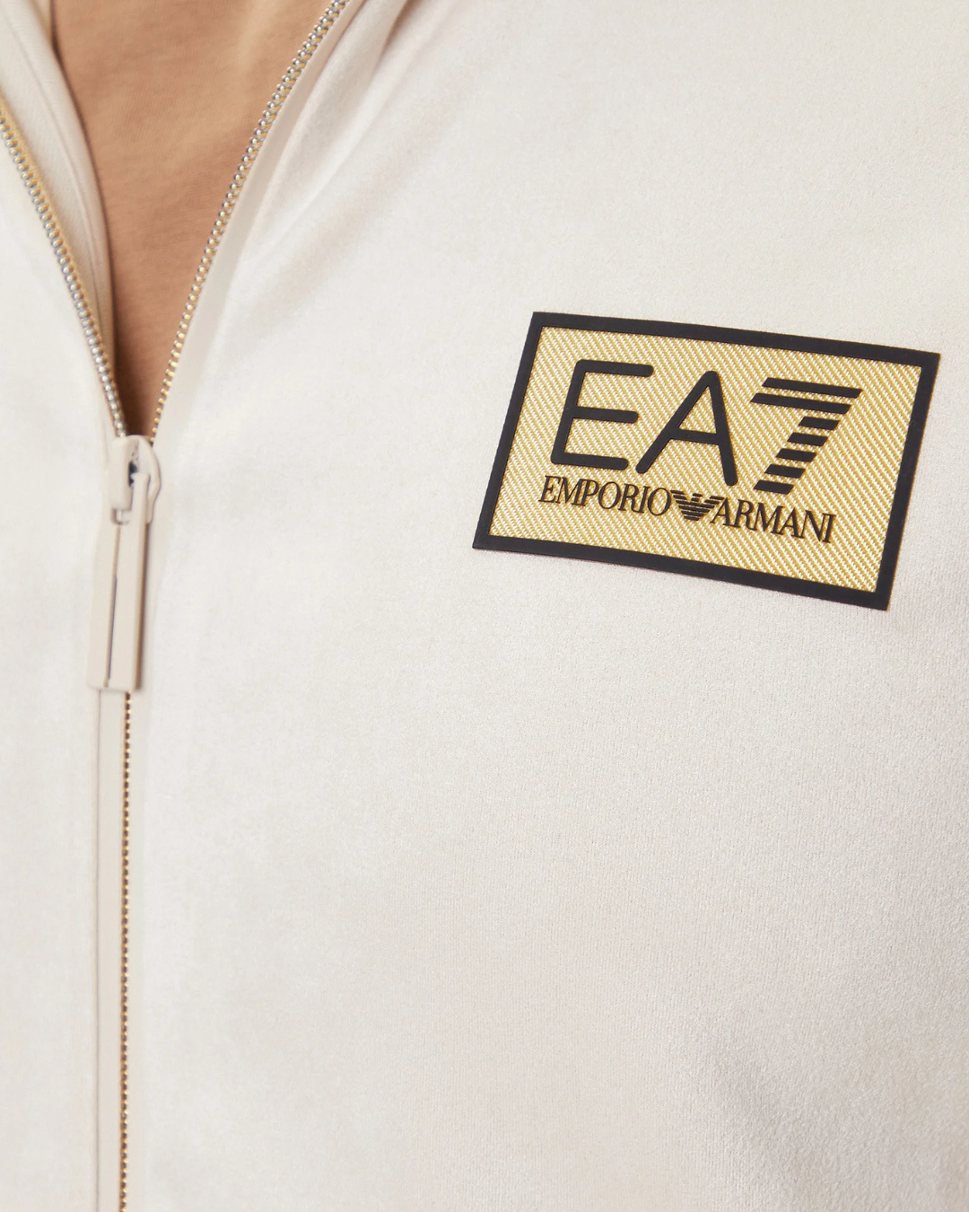 FELPA CON ZIP|Colore:Bianco