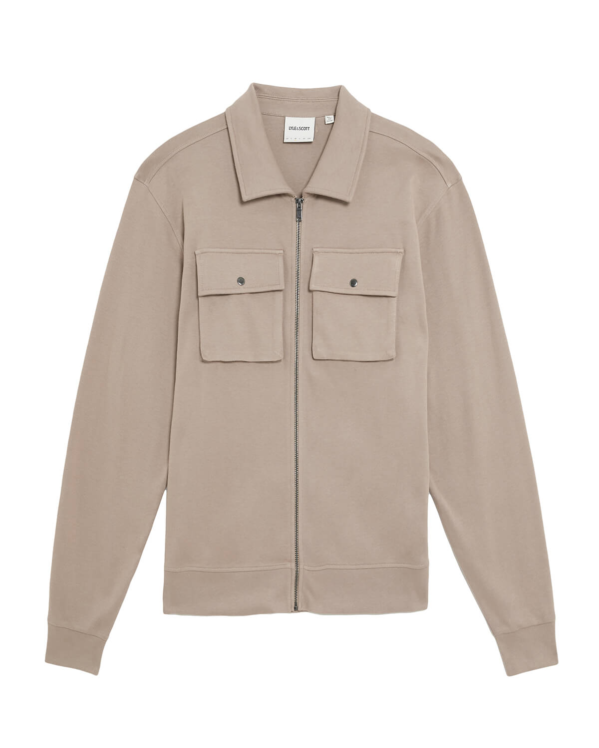 FELPA Interlock Jersey Overshirt|Colore:Cobblestone
