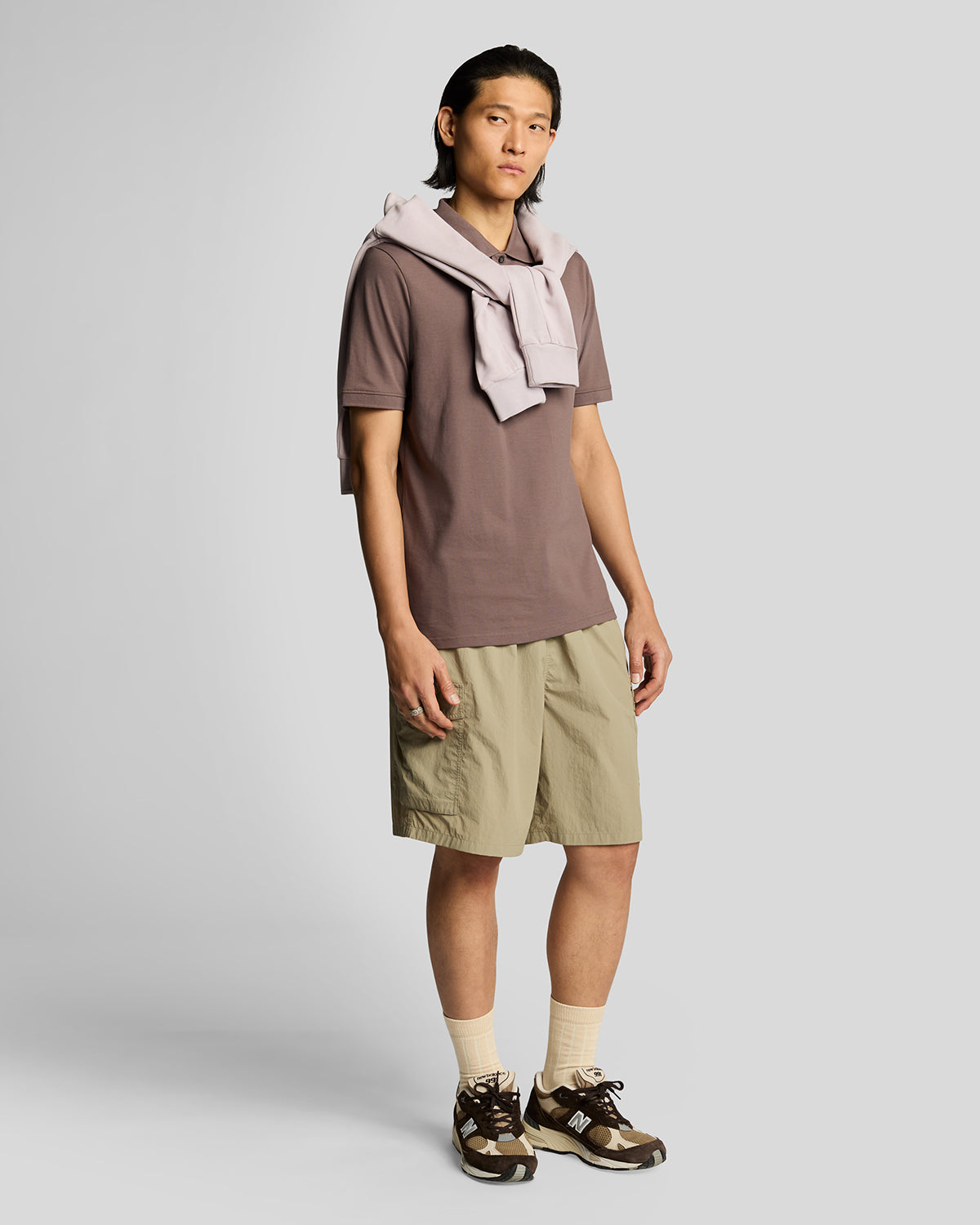 POLO TONE LYLE & SCOTT|Colore:Plum truffle