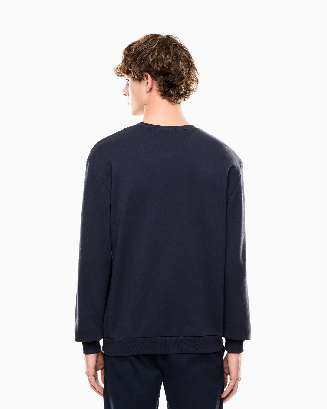 FELPA GIROCOLLO|Colore:Blu navy