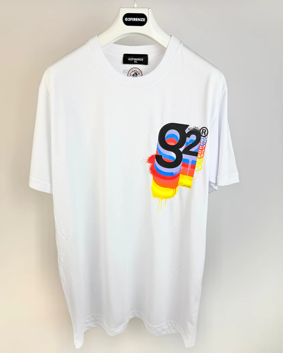 T-SHIRT G2 COLATO |Colore:Bianco