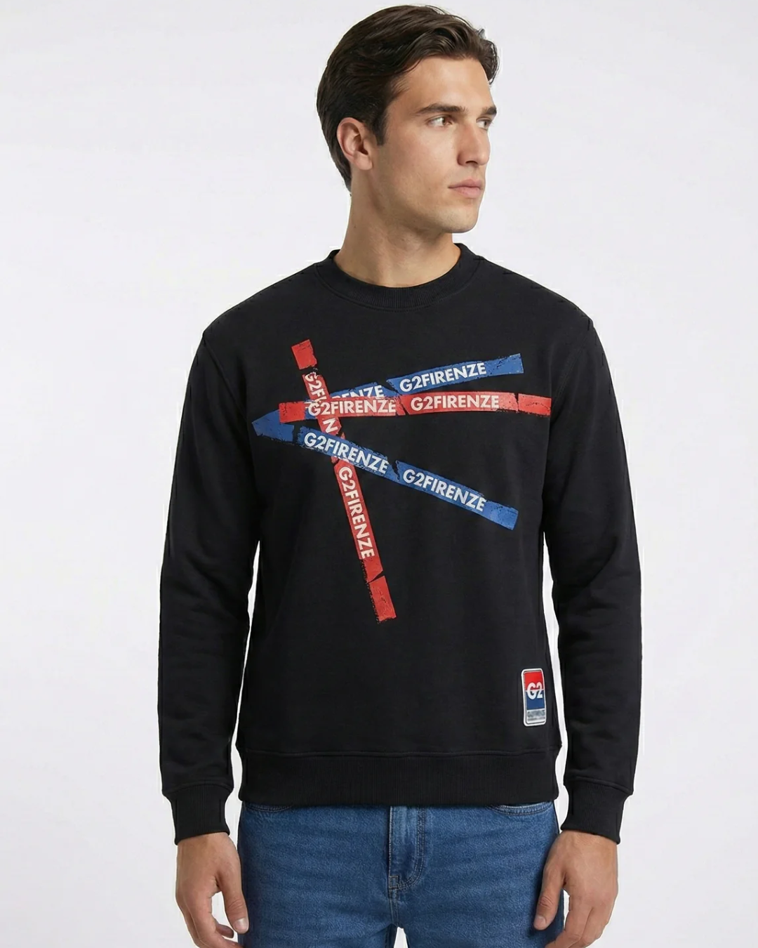 FELPE UOMO STRIPES |Colore:Nero
