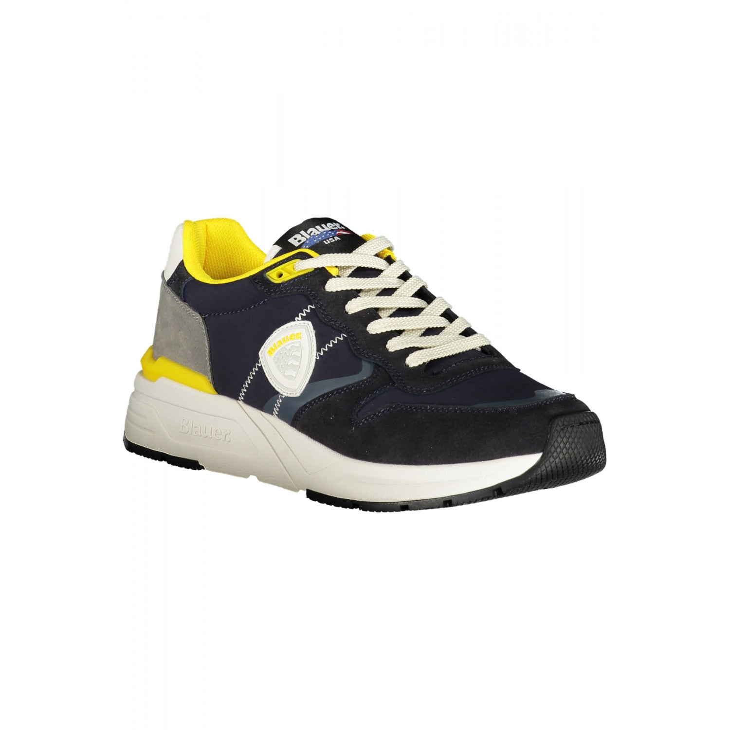 BLAUER SNEAKER RAY01 NAVY|Colore:Navy/yellow