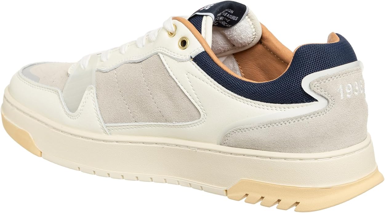 Blauer Sneakers Harper Uomo Cream - Navy|Colore:White/navy