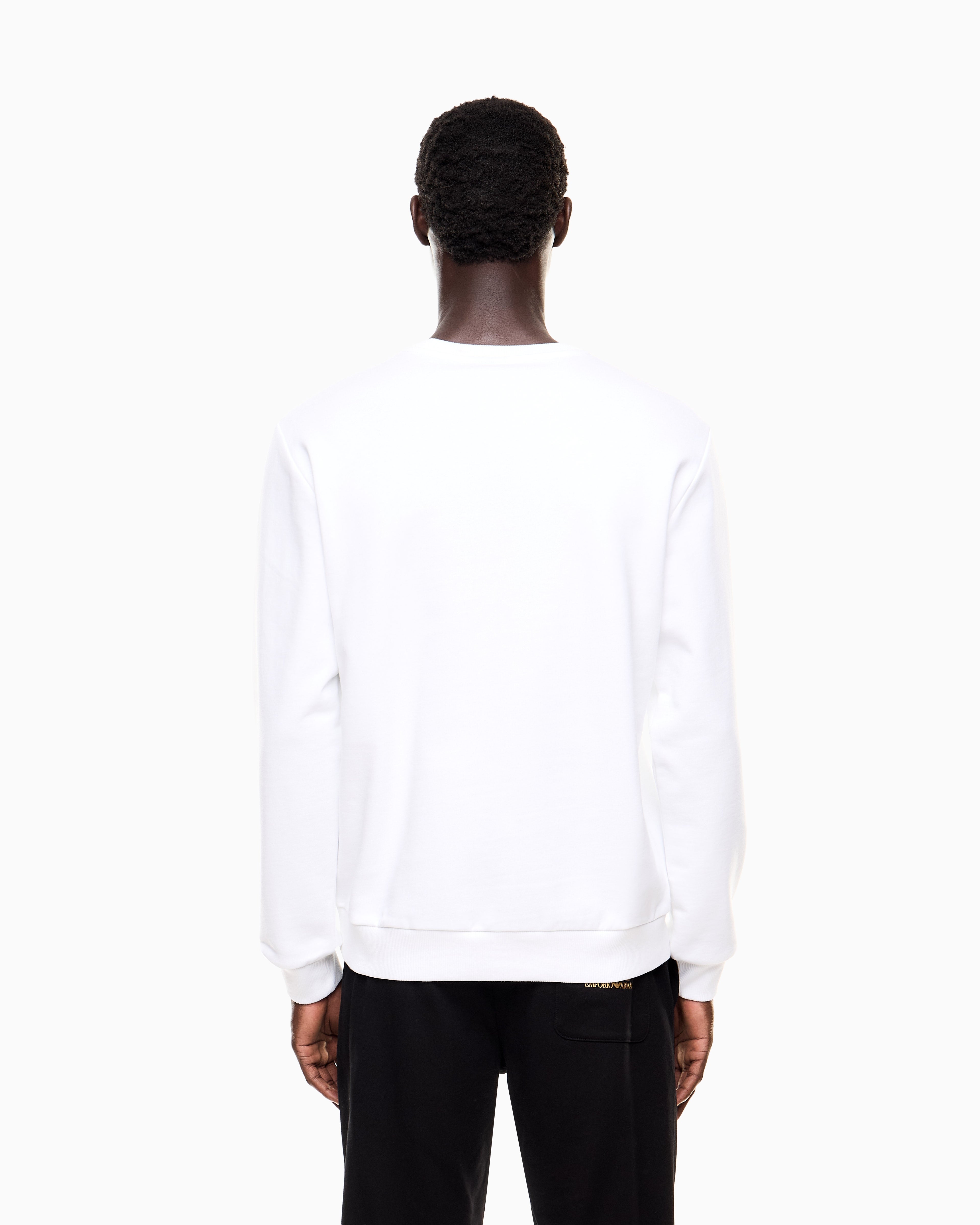 FELPA GIROCOLLO|Colore:Bianco