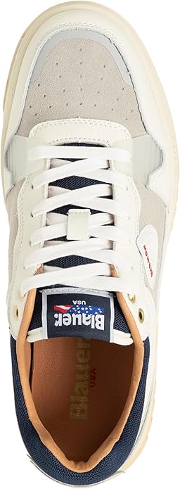 Blauer Sneakers Harper Uomo Cream - Navy|Colore:White/navy