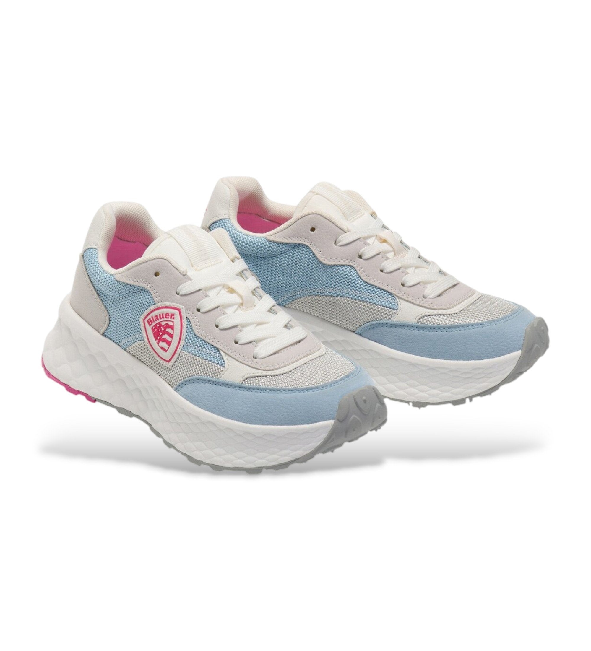 Sneakers DONNA Lynn01 BLAUER |Colore:Light blue/fuxia