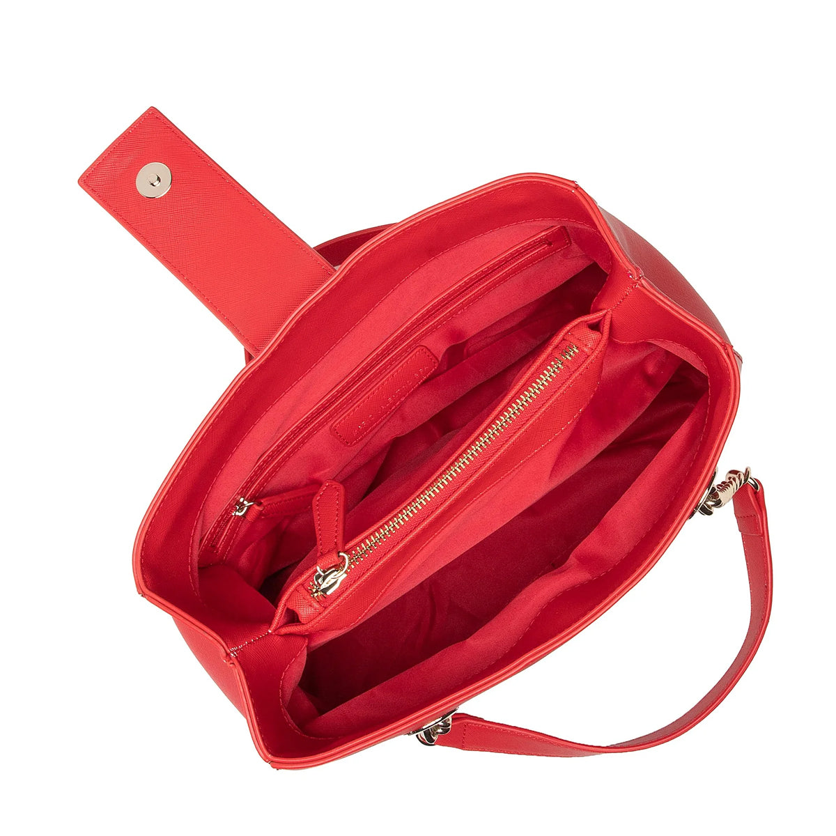 BORSA A SPALLA VALENTINO "DIVINA"|Colore:Rosso