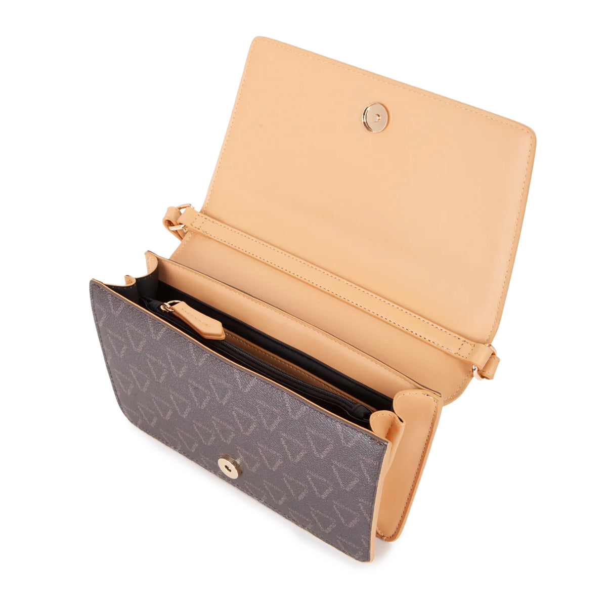 BORSA A SPALLA VALENTINO LADY RE |Colore:Beige/multicolor