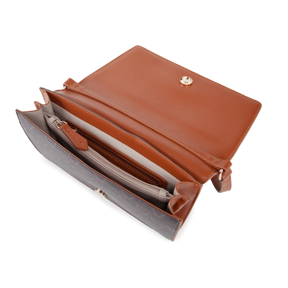 BORSA A SPALLA VALENTINO LADY RE |Colore:Moro/cuoio