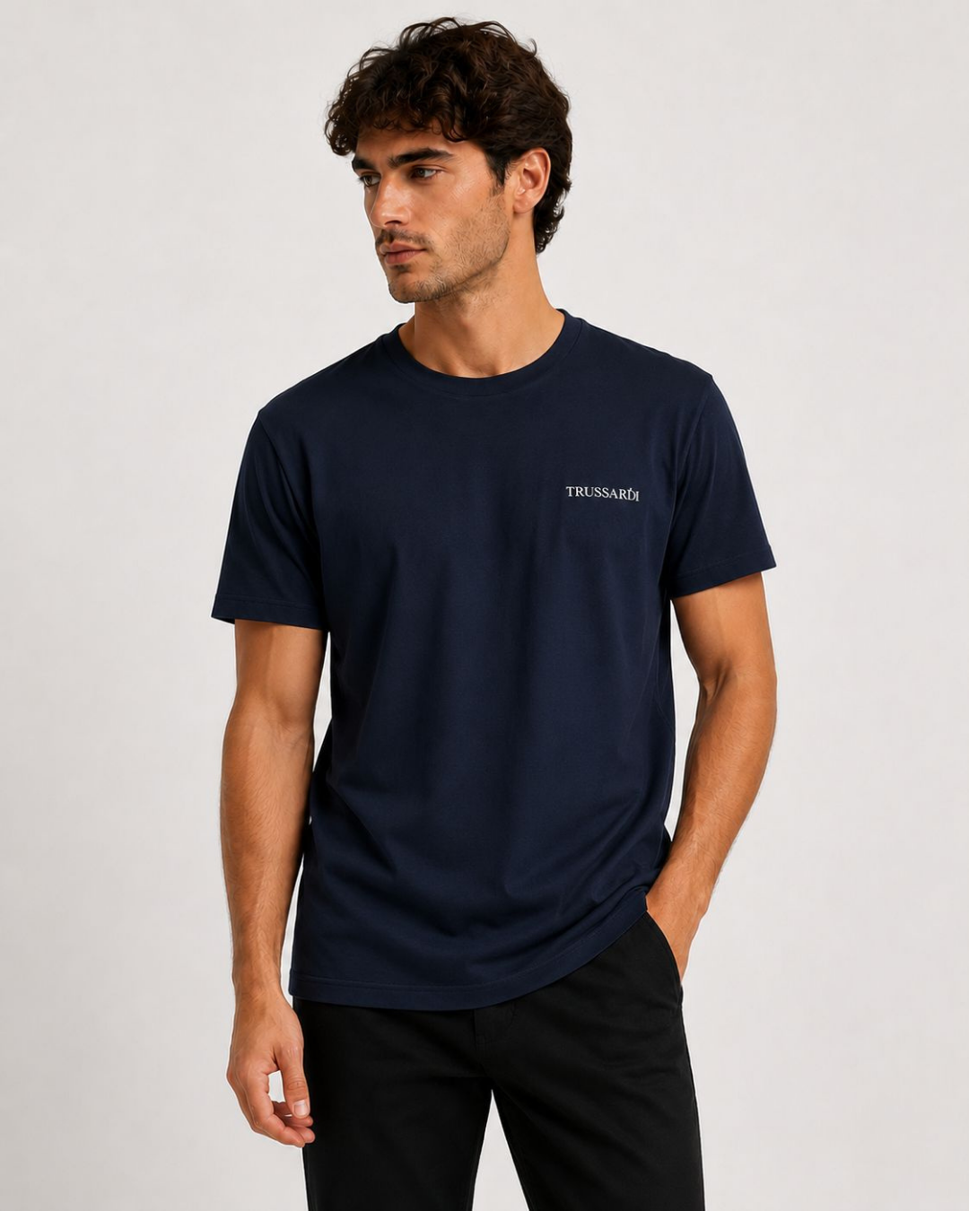 TRUSSARDI T-Shirt Uomo|Colore:Navy