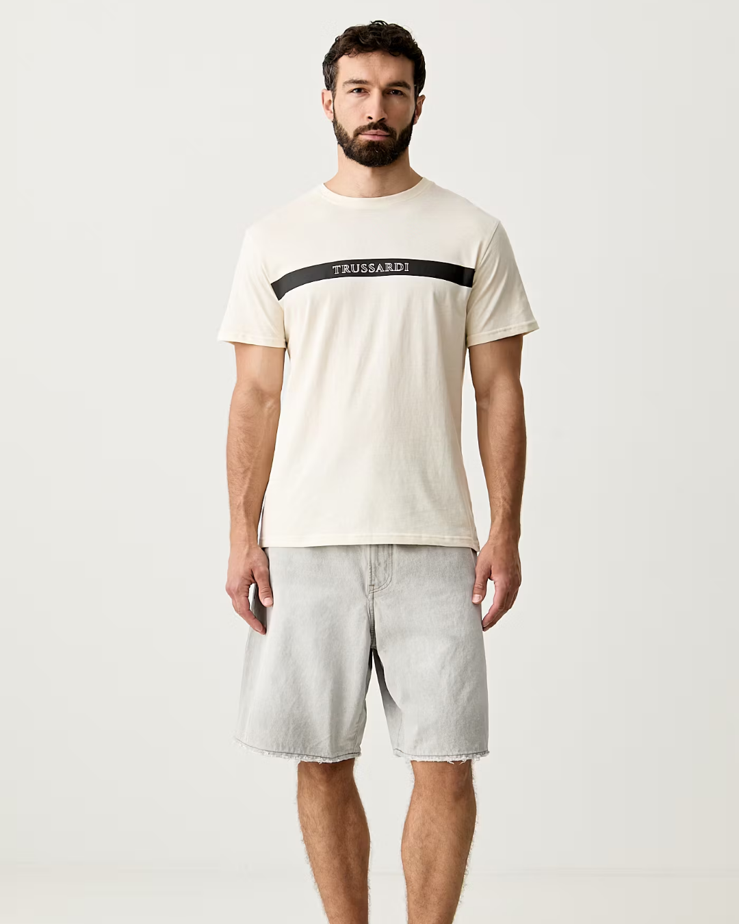 T-SHIRT TRUSSARDI uomo|Colore:Avorio