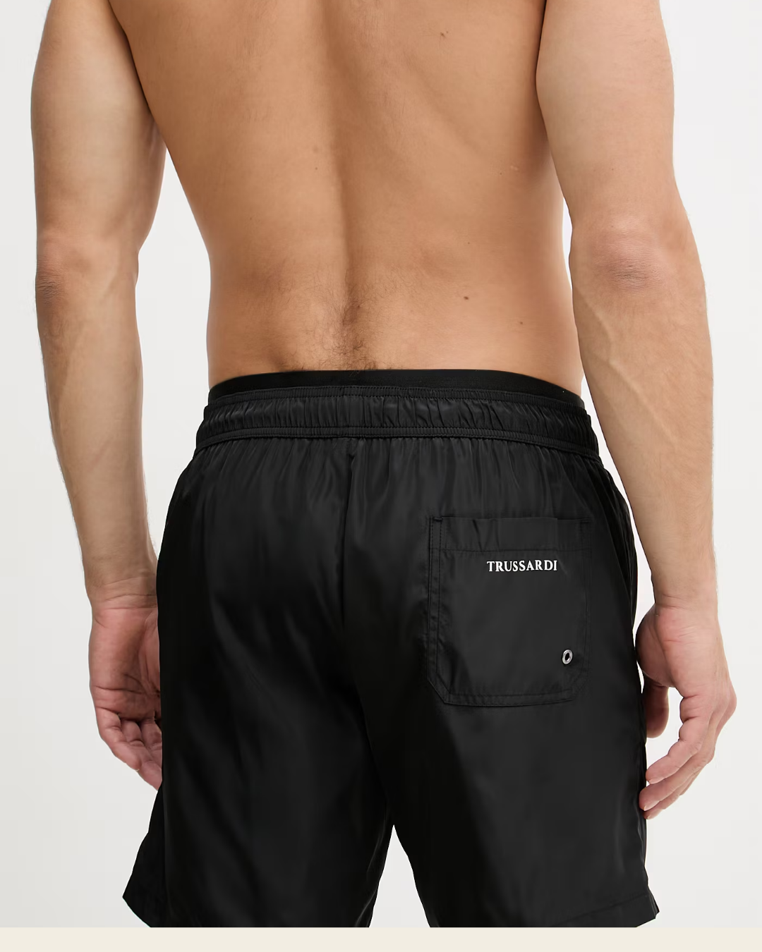 Trussardi pantaloncini da bagno da uomo|Colore:Nero