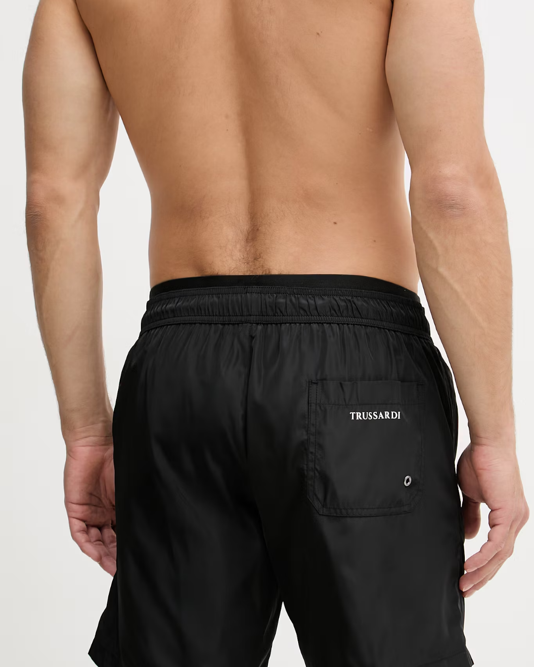 Trussardi pantaloncini da bagno da uomo|Colore:Nero