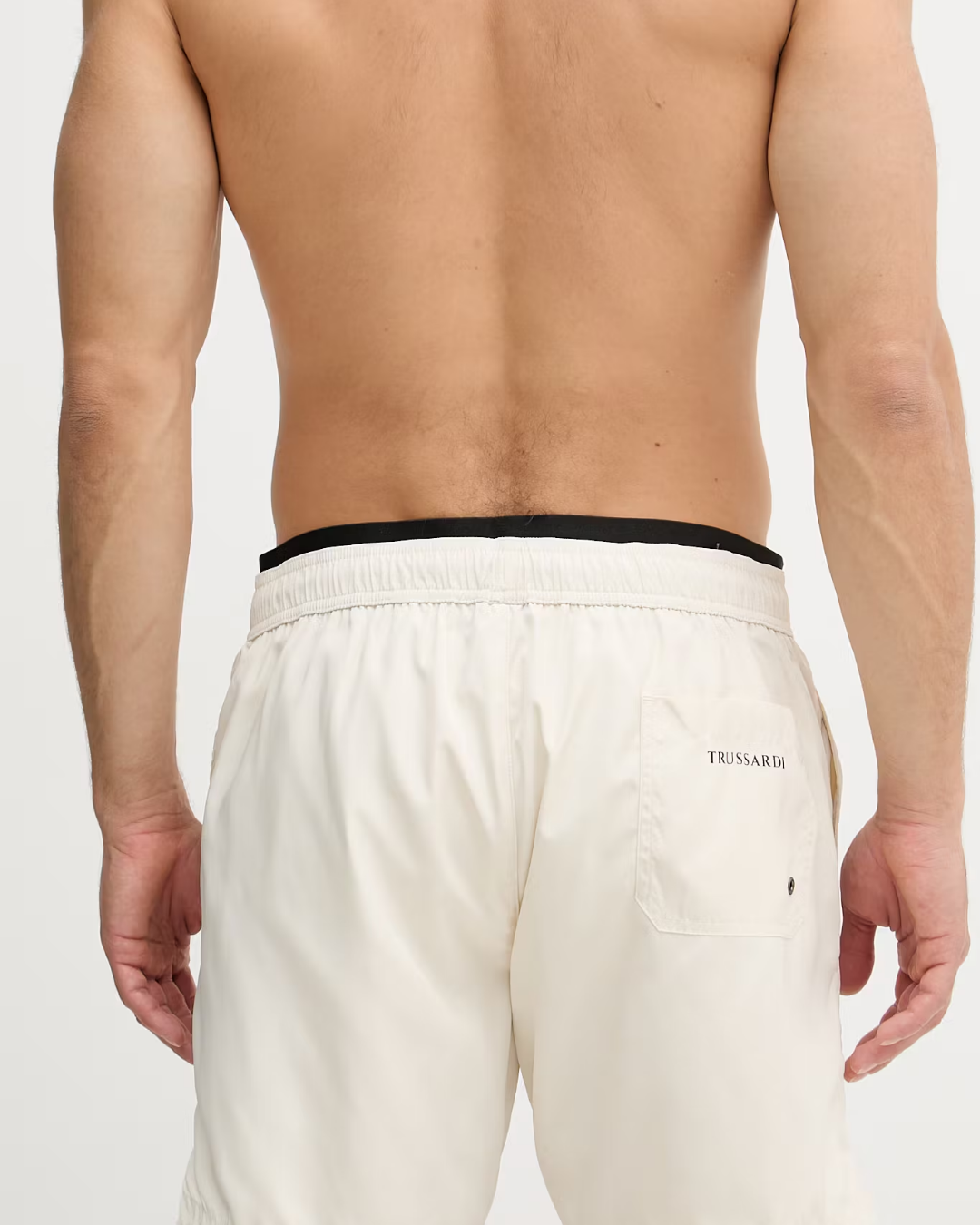Trussardi pantaloncini da bagno da uomo|Colore:Avorio