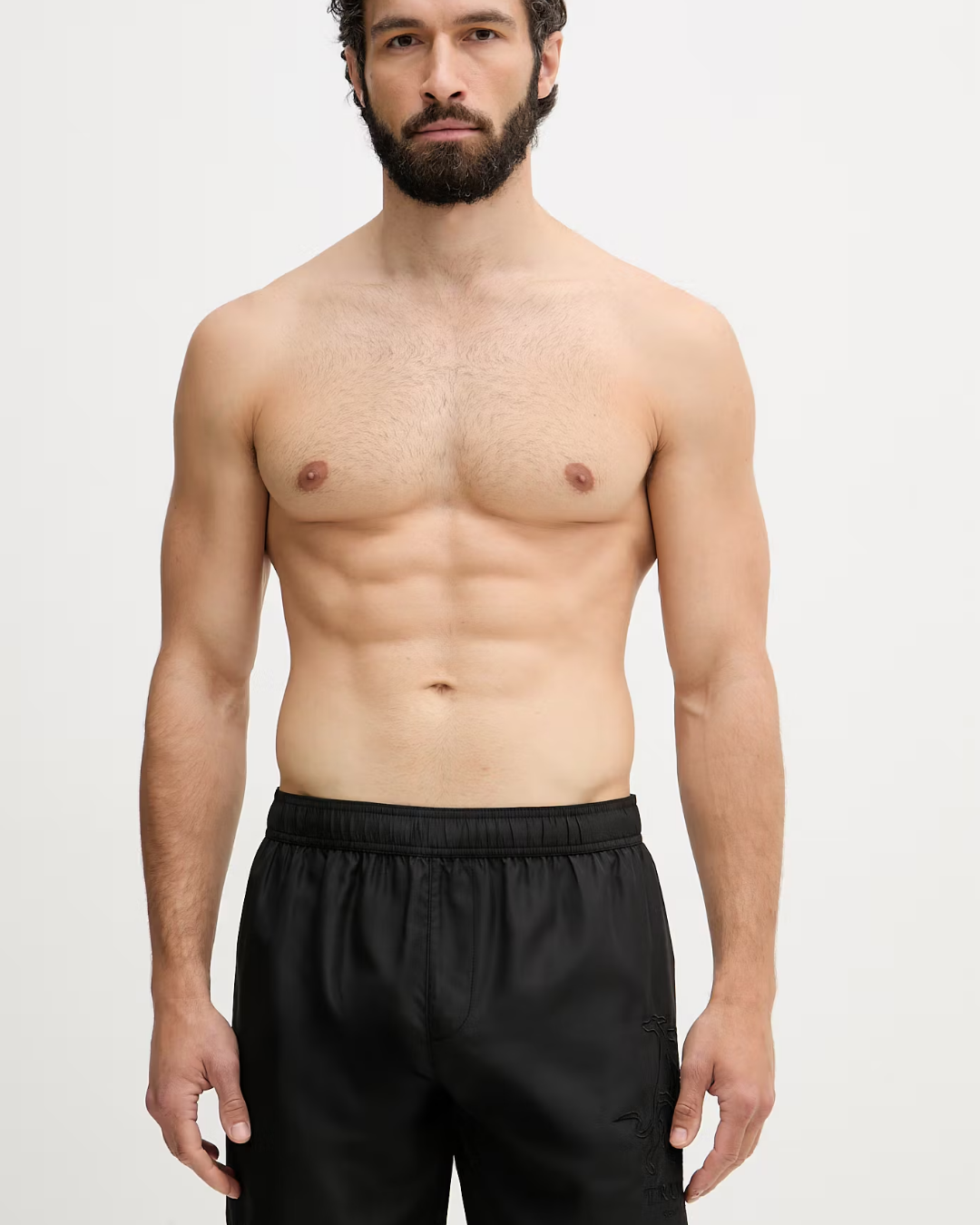 Trussardi pantaloncini da bagno da uomo|Colore:Nero