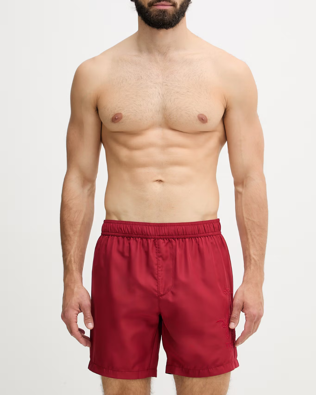 Trussardi pantaloncini da bagno da uomo|Colore:Rosso