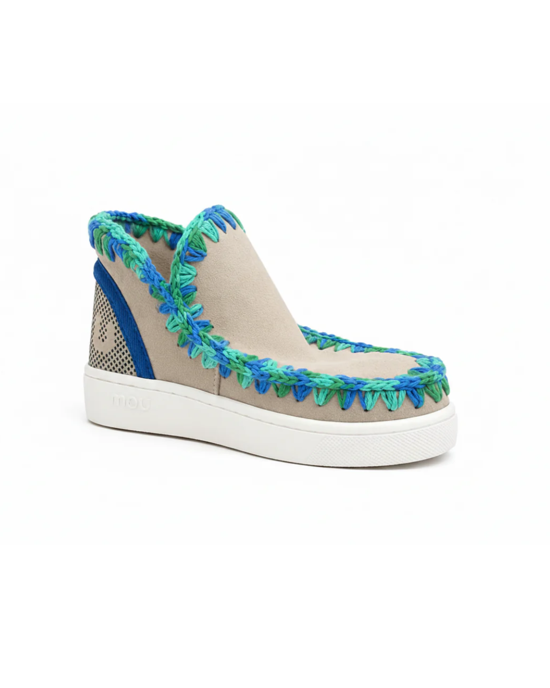 Summer Eski sneaker perf logo|Colore:Azzurra-beige