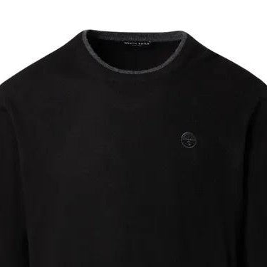 MAGLIONE GIROCOLLO NORTH SAILS |Colore:Black