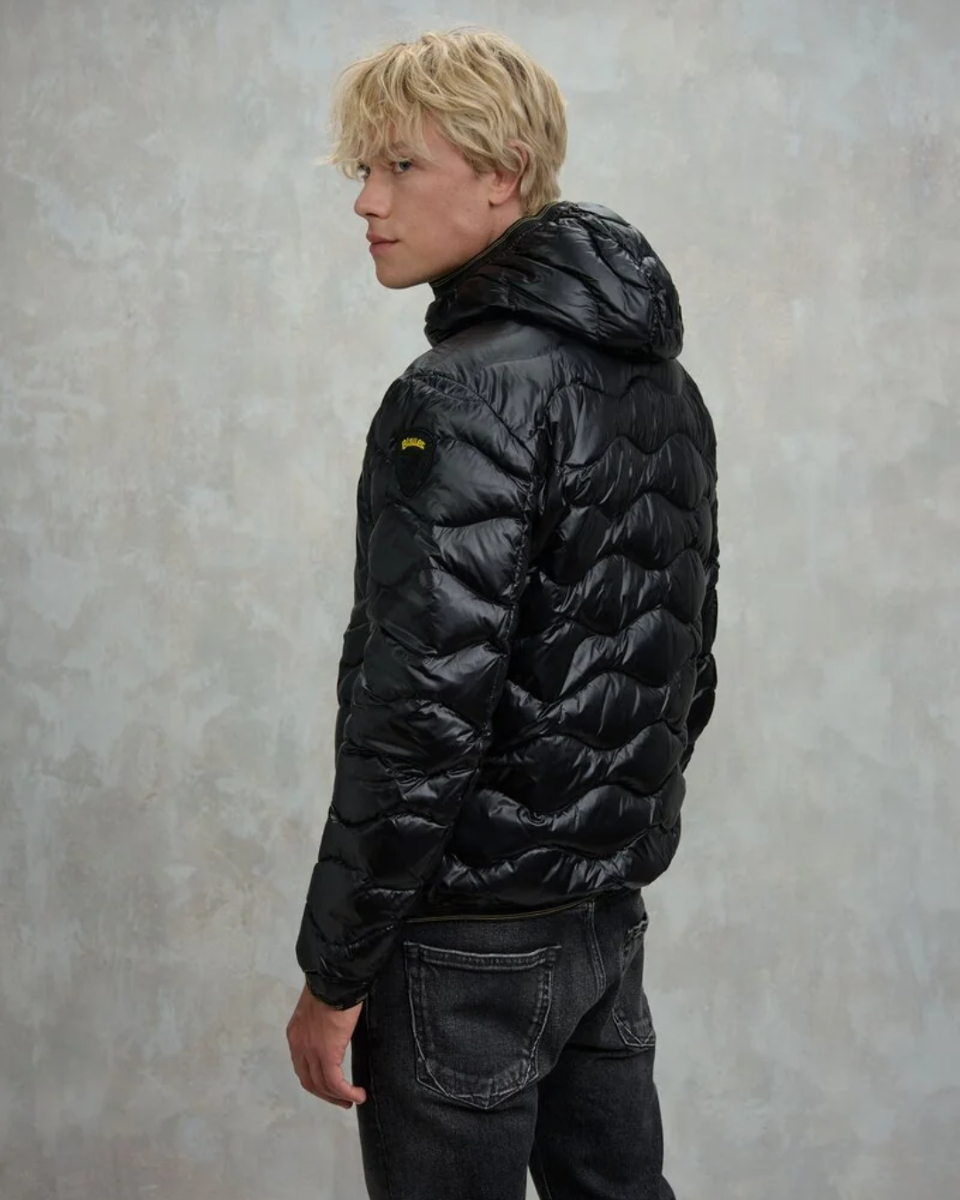 PIUMINO AD ONDE WAVE|Colore:Nero