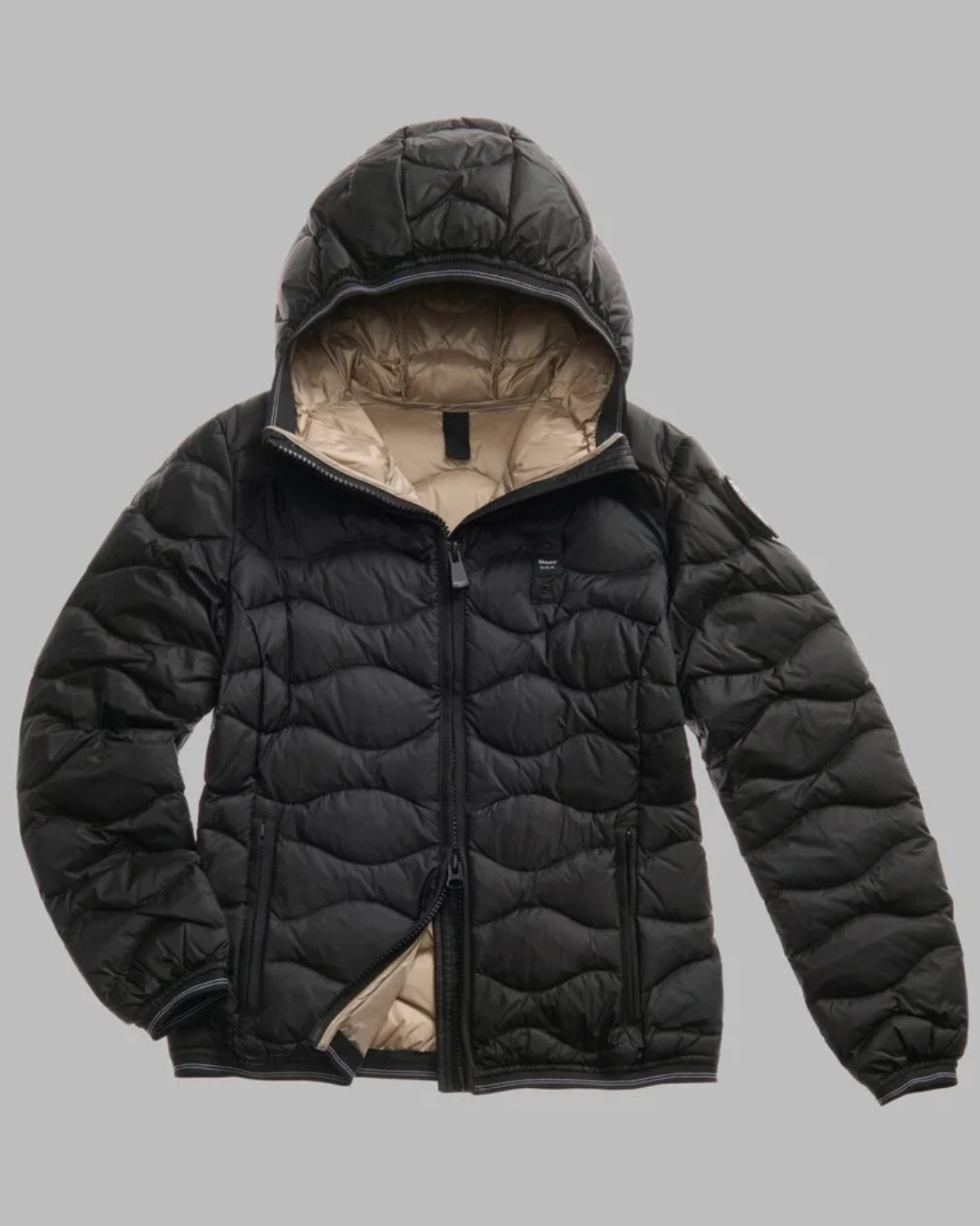 PIUMINO AD ONDE CAMELIA|Colore:Nero