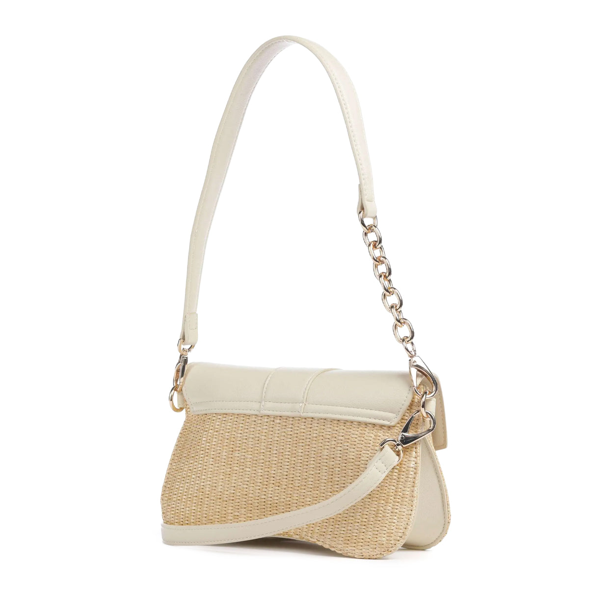 BORSA A TRACOLLA VALENTINO |Colore:Vaniglia/naturale