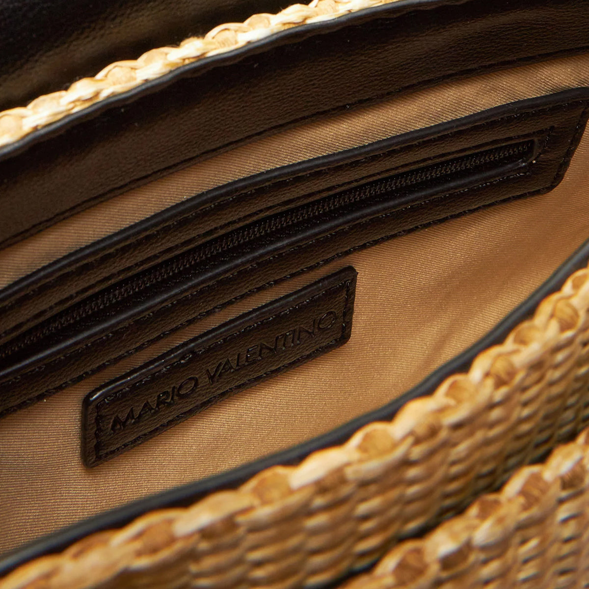 BORSA A TRACOLLA VALENTINO |Colore:Nero-naturale