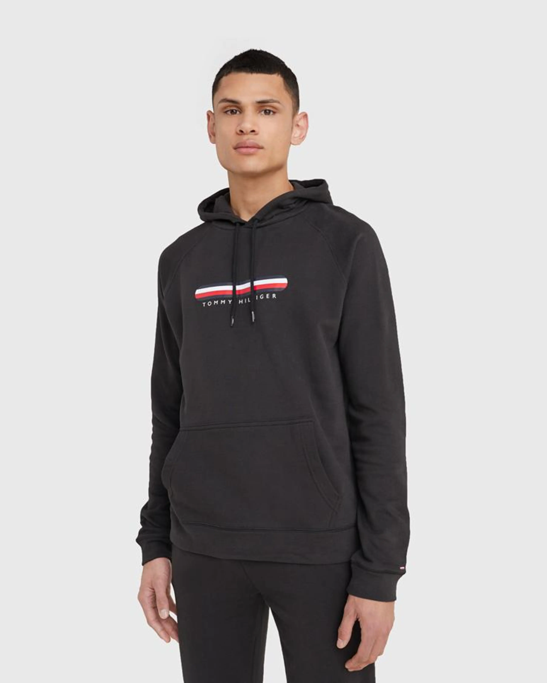 FELPA CON CAPPUCCIO UOMO |Colore:Nera