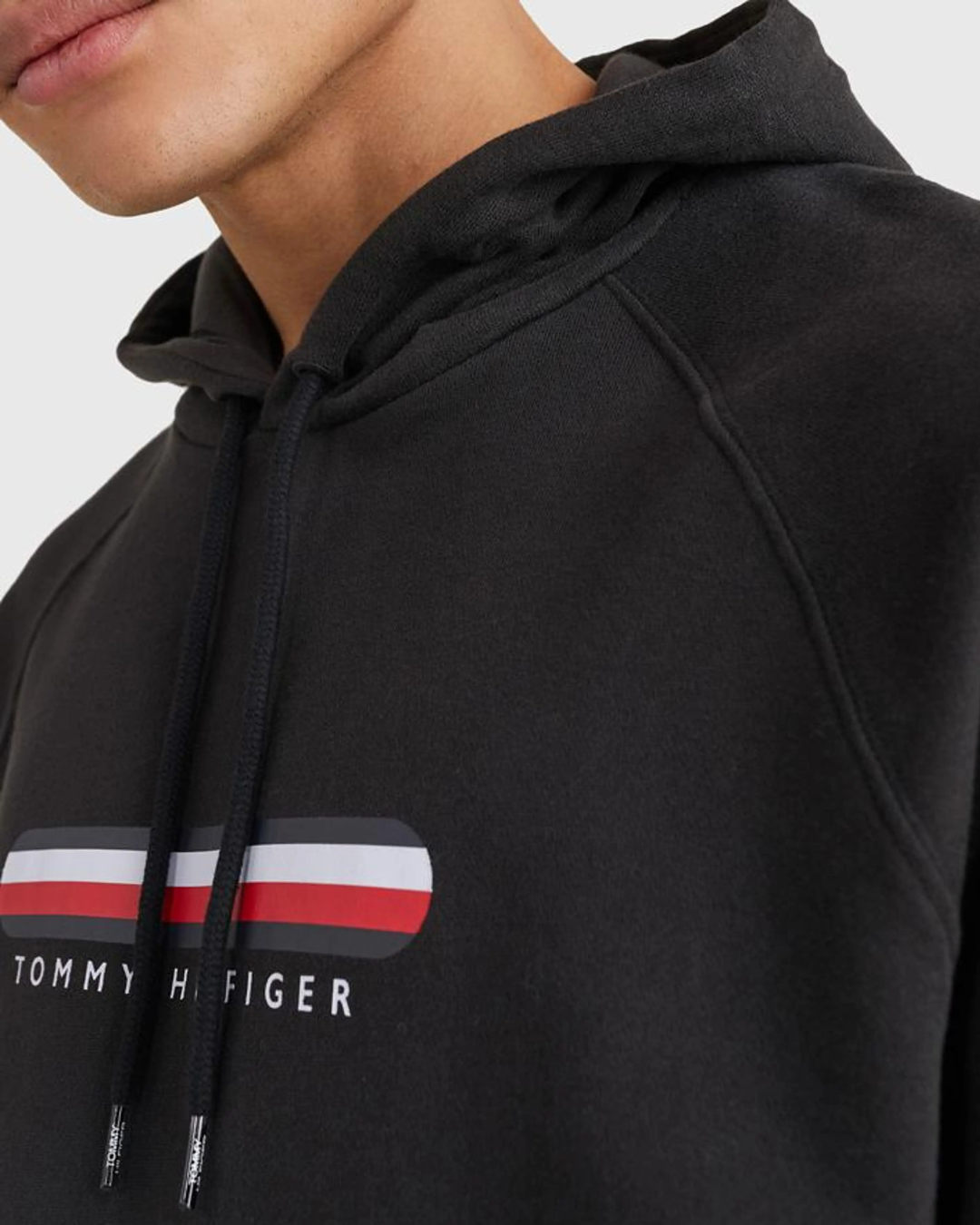 FELPA CON CAPPUCCIO UOMO |Colore:Nera