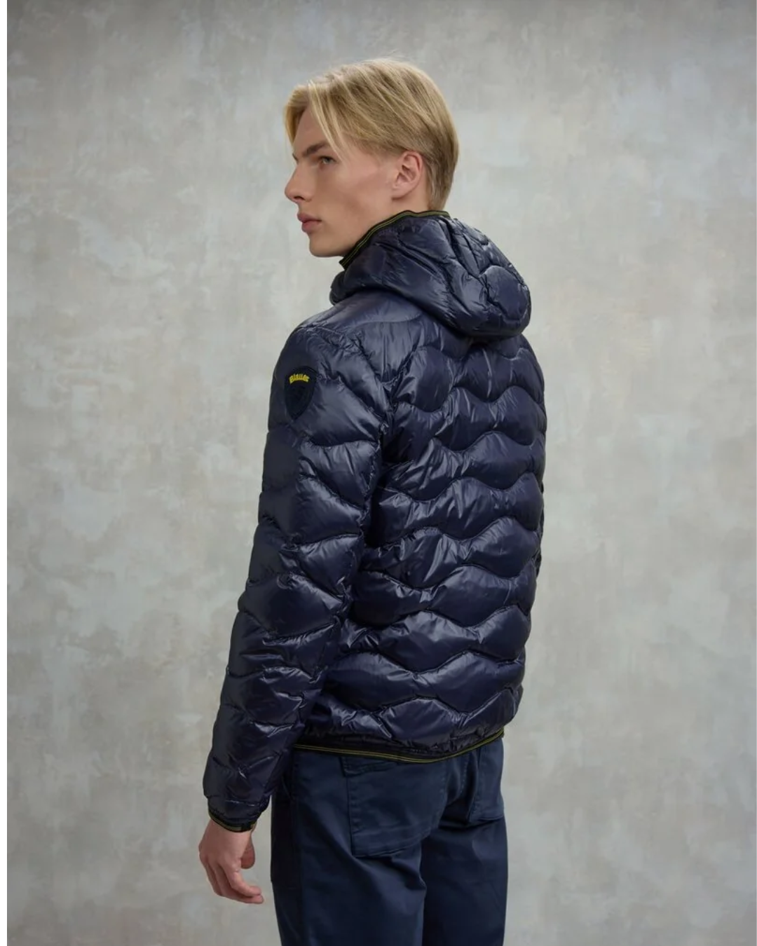 PIUMINO AD ONDE WAVE|Colore:Blu