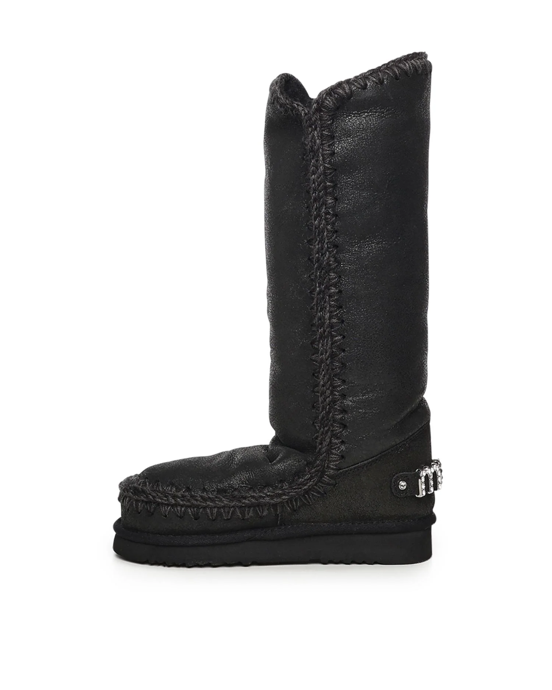 Stivali mou Eskimo 40 rhinestones logo|Colore:Nero