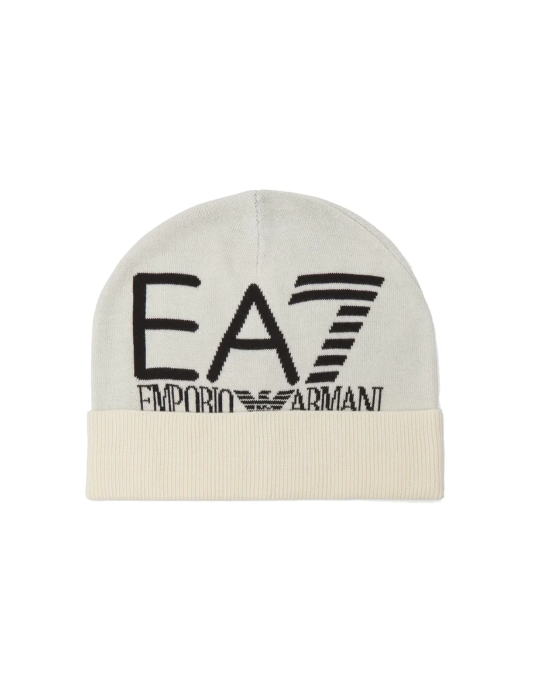 CAPPELLO UOMO EA7 CON LOGO|Colore:Bianco-nero