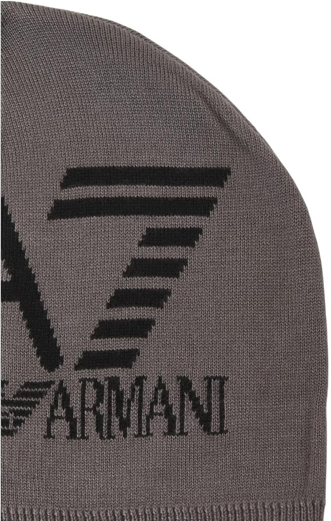 CAPPELLO UOMO EA7 CON LOGO|Colore:Grigio-nero