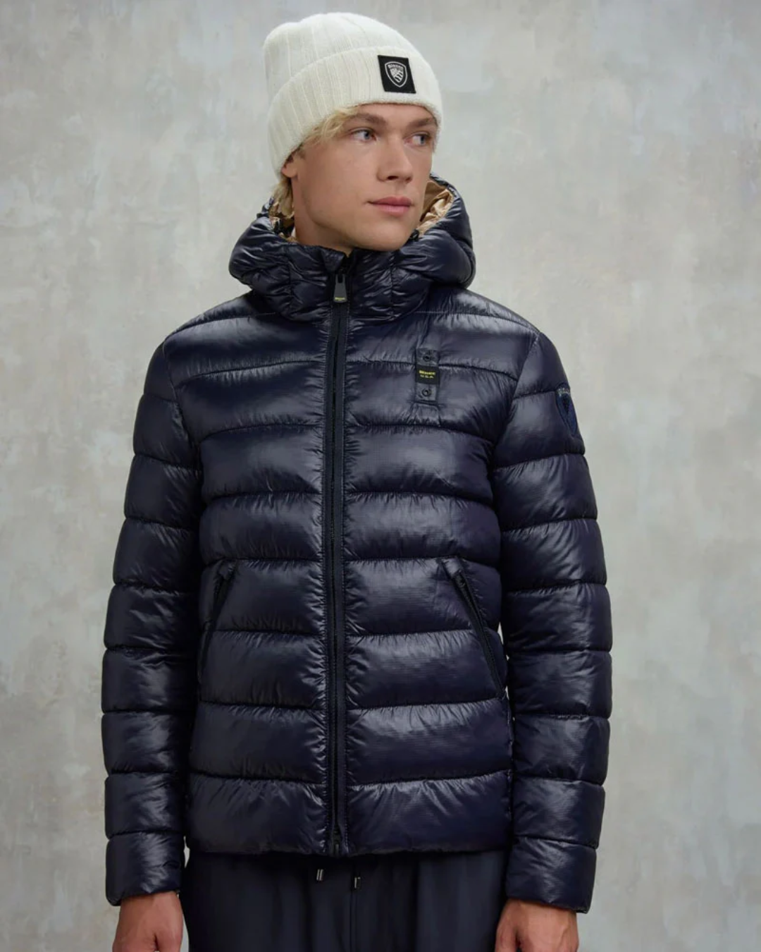 GIUBBOTTO BLAUER INVERNALE ADAMS|Colore:Blu