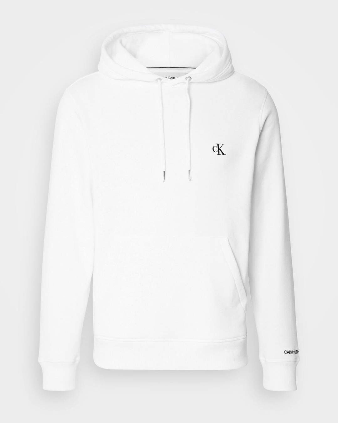 FELPA CON CAPPUCCIO UOMO CALVIN KLEIN |Colore:Bianco
