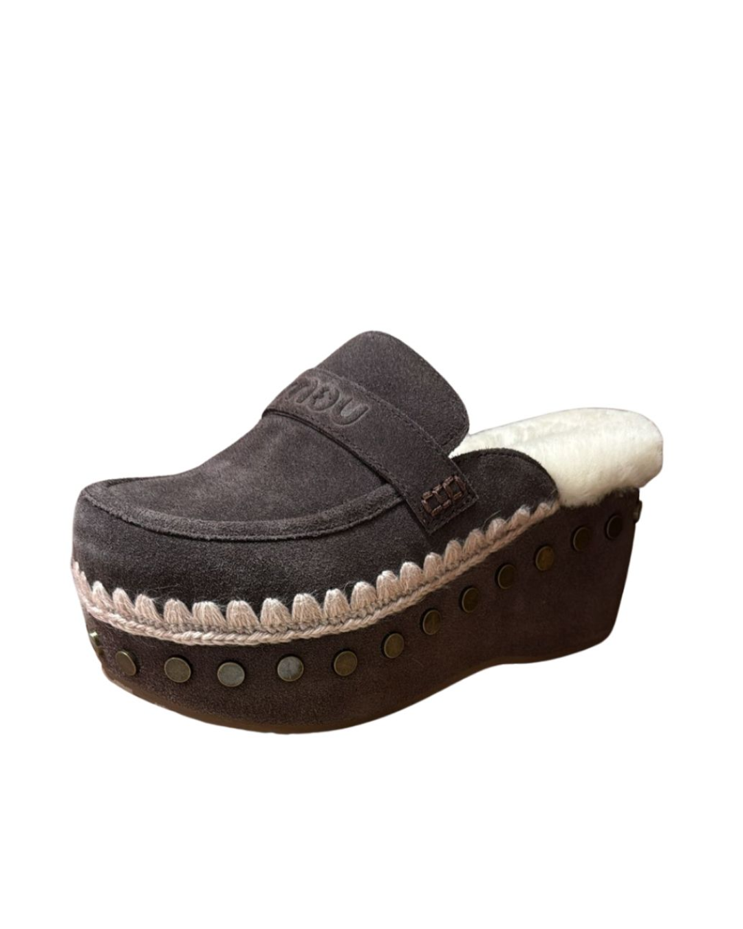 UPPER COWSUDE SOLE RUBBER MOU DONNA |Colore:Mocha