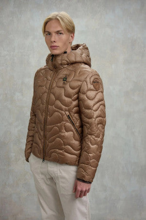 PIUMINO AD ONDE WAVE|Colore:Marrone