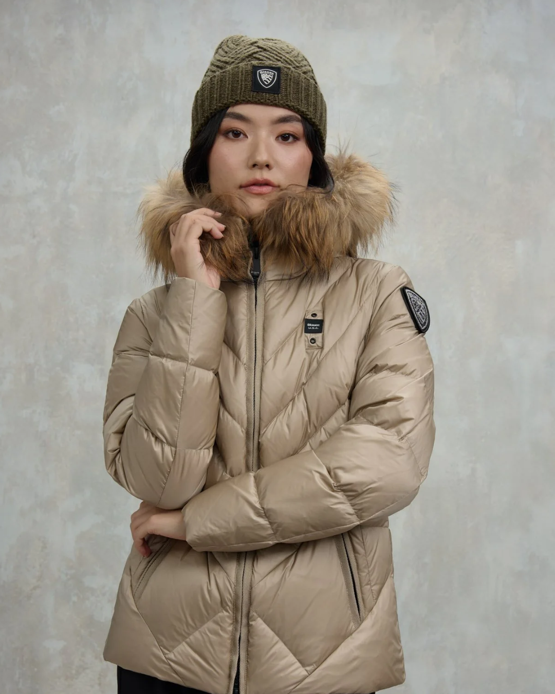 PIUMINO A LINEE GEOMETRICHE ALICIA|Colore:Beige