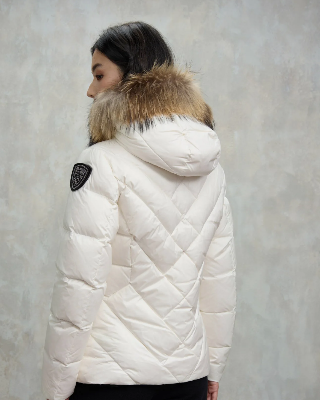 PIUMINO A LINEE GEOMETRICHE ALICIA|Colore:Bianco