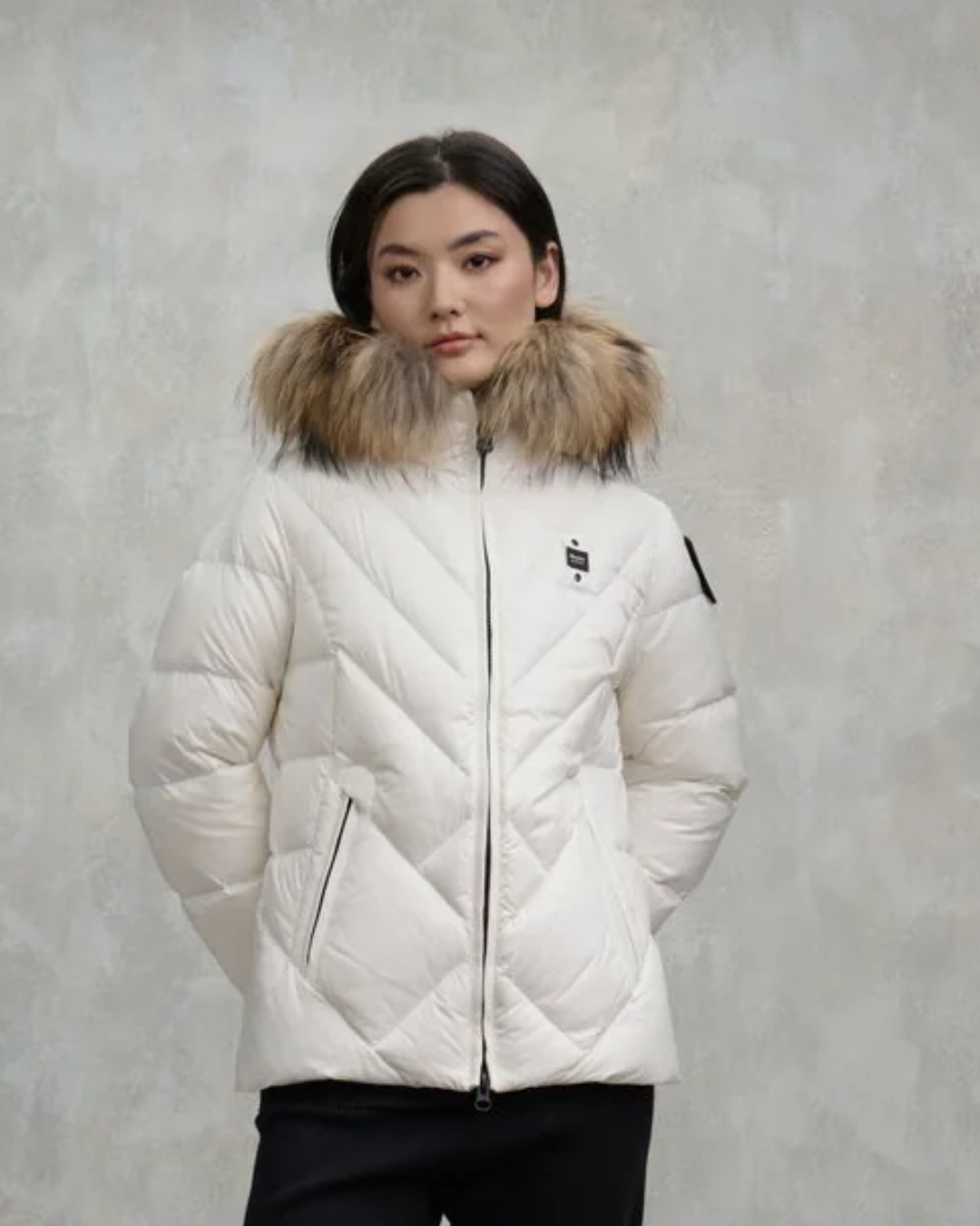 PIUMINO A LINEE GEOMETRICHE ALICIA|Colore:Bianco