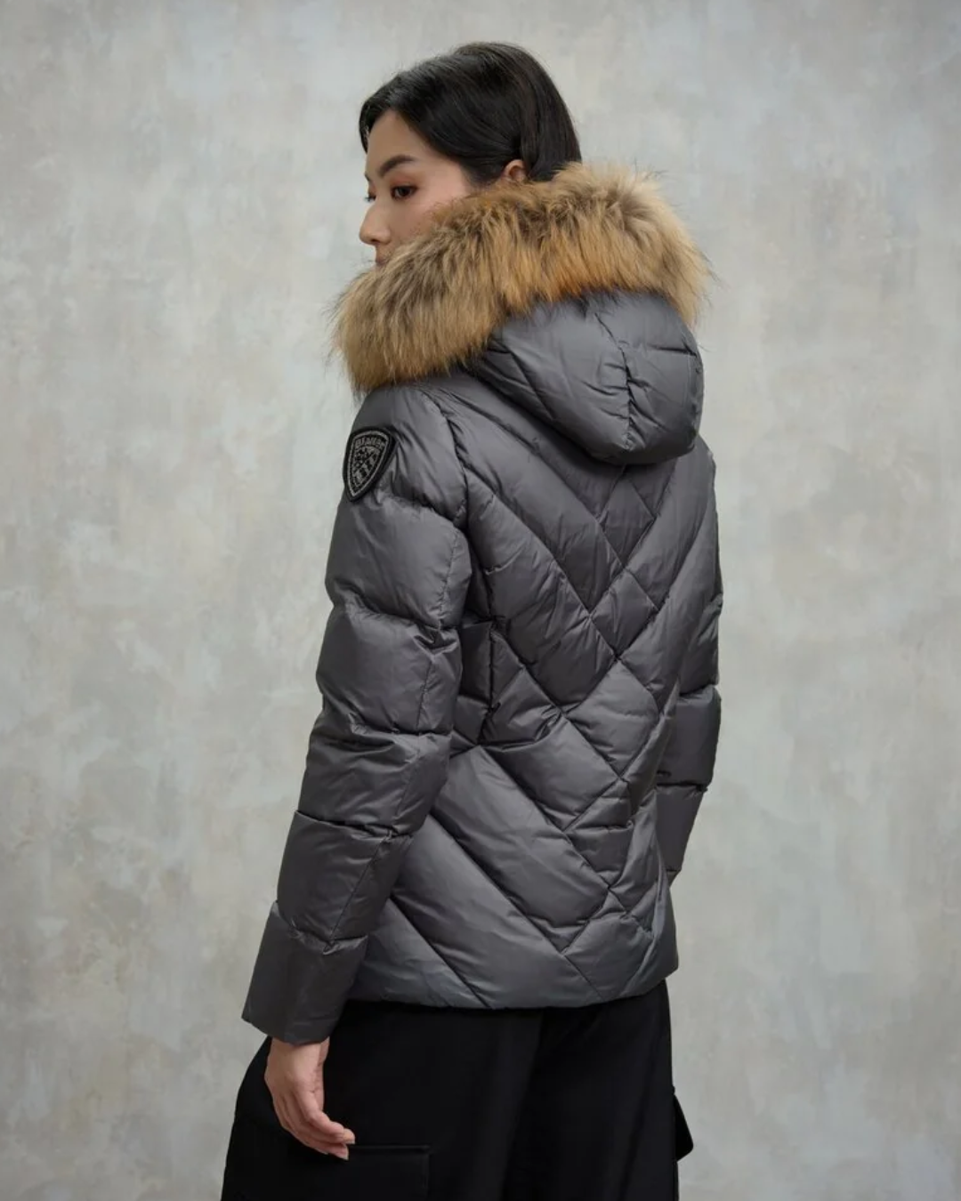 PIUMINO A LINEE GEOMETRICHE ALICIA|Colore:Grigio