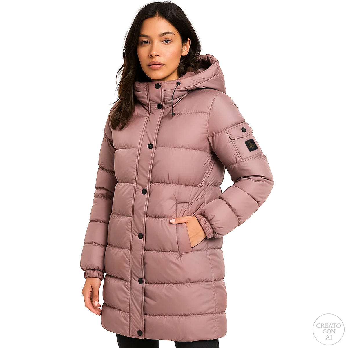 GIUBBOTTO DONNA LADY LONG JACKET|Colore:Mauve