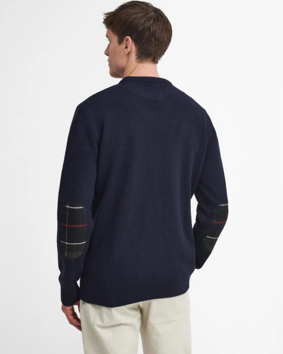 Maglione girocollo in pura lana Holden|Colore:Navy