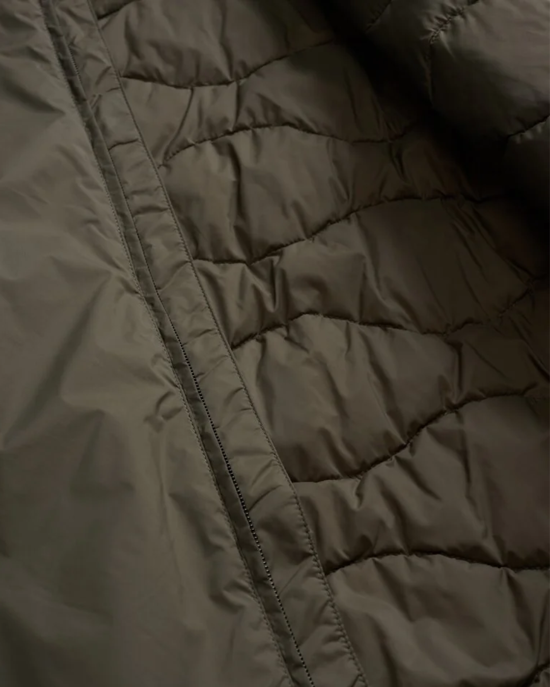 GIUBBETTO NYLON RECYCLE ROSELANDE|Colore:Verde militare