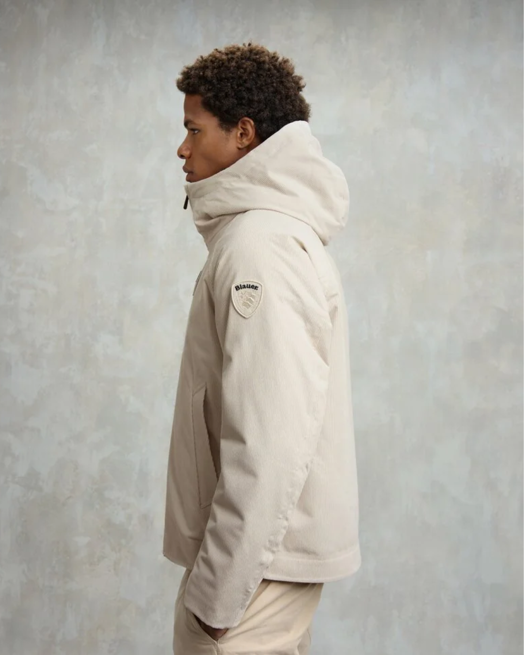 GIUBBETTO IN VELLUTO HATCH|Colore:Beige