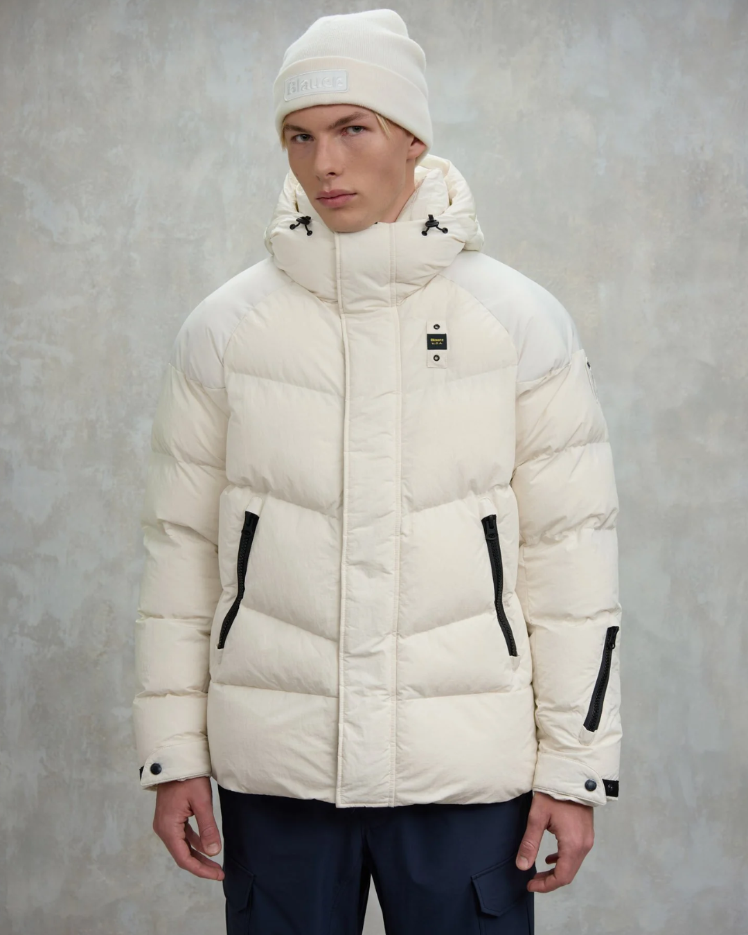 GIUBBETTO CON TASCHINO SULLA MANICA CROWN|Colore:Bianco